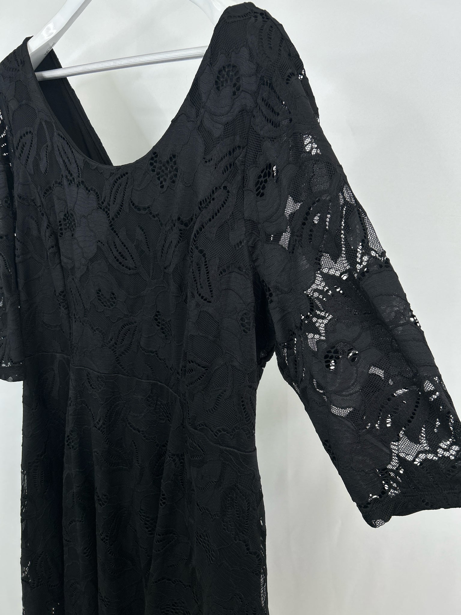 LANE BRYANT Size 22 Black Women Dress