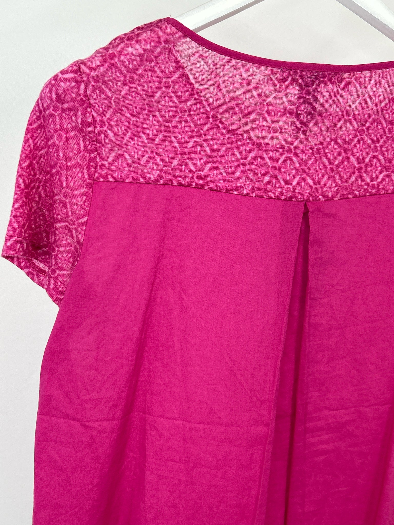 Lauren Ralph Lauren NWT Size S FUCHSIA PRINT Women Top