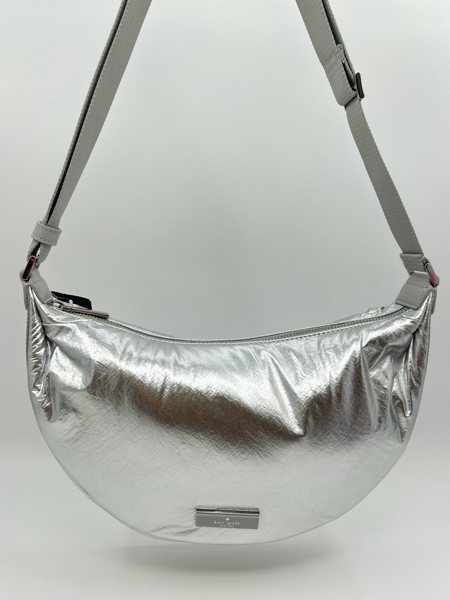 KATE SPADE Silver Metallic Women Purse NWT