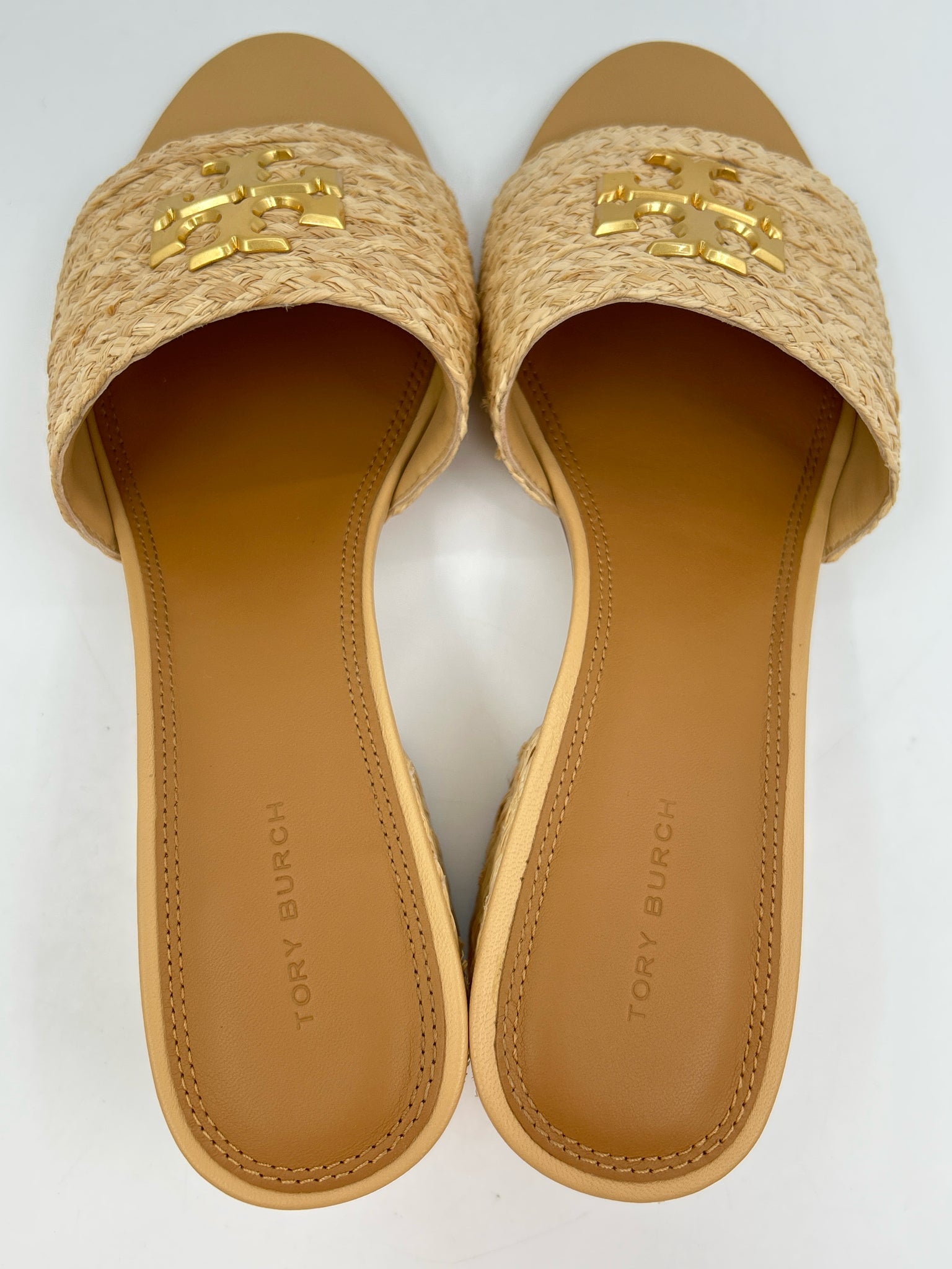 TORY BURCH Size 9M STRAW Women Sandal