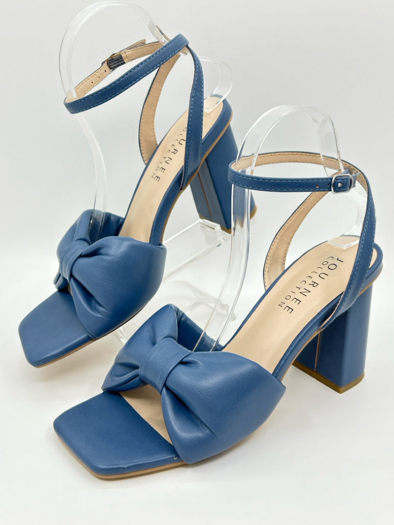 JOURNEE COLLECTION Size 9.5 Blue Women's Sandal