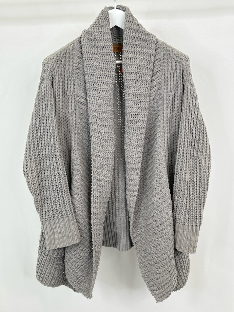 POL Women Size S Grey Cardigan