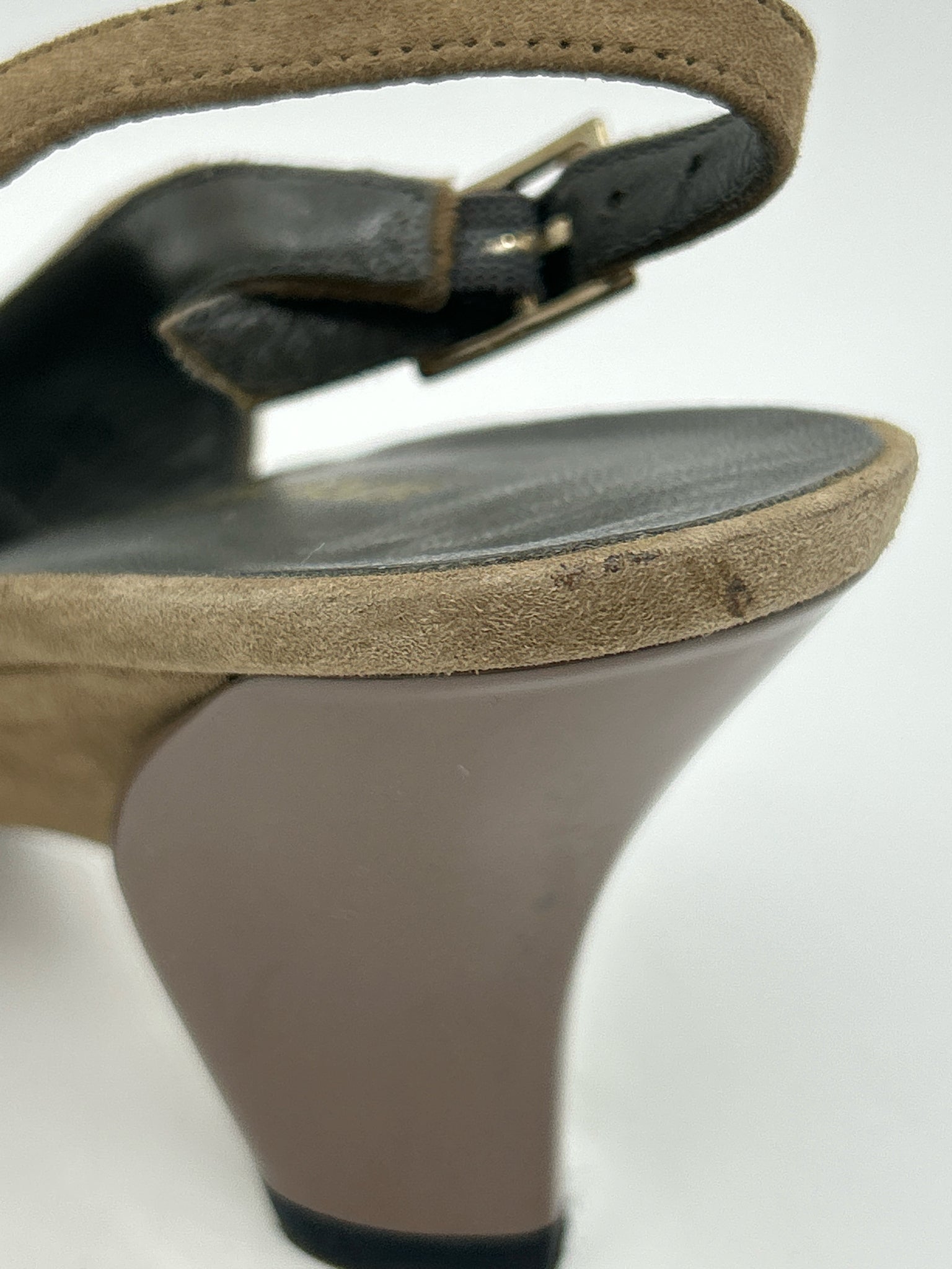 BRUNO MAGLI Size 37.5 Taupe Women Pumps
