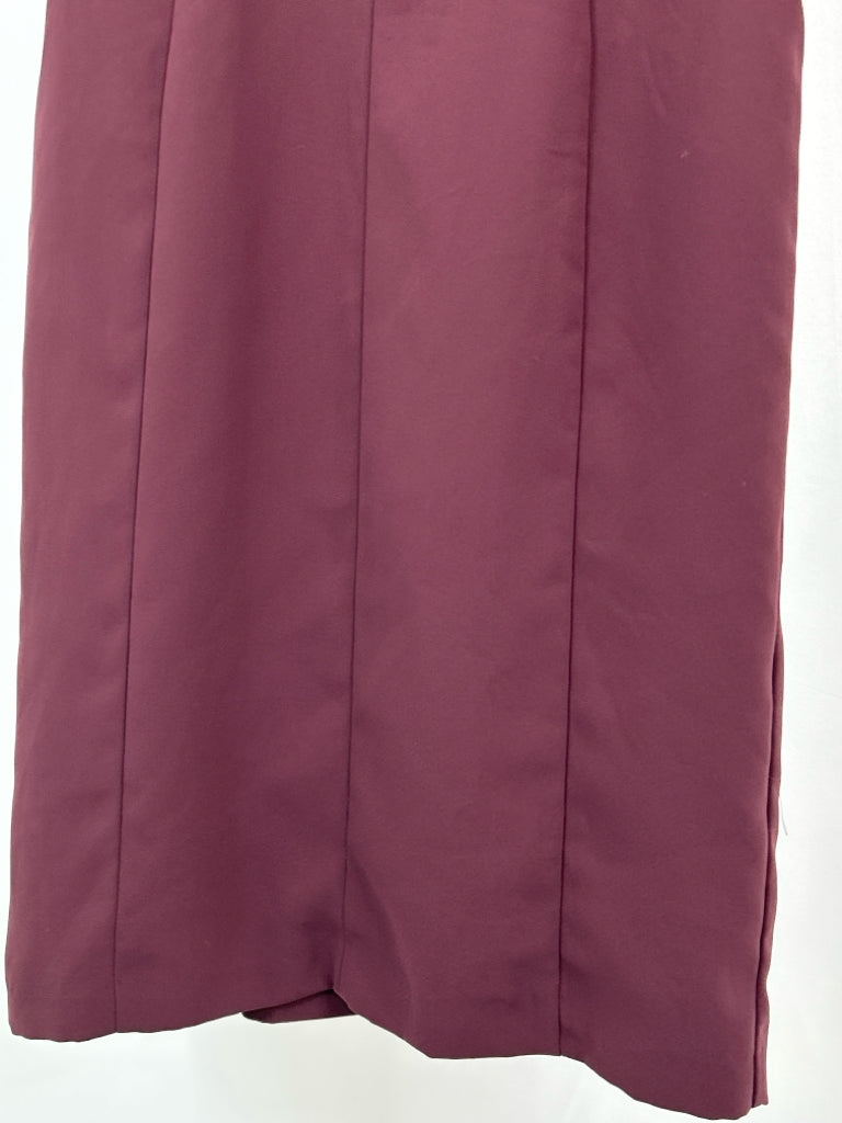 AMANDA UPRICHARD Women Size M Burgundy Dress NWT