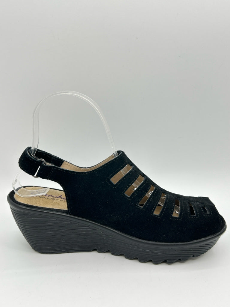 skechers Size 7.5 Black Sandal