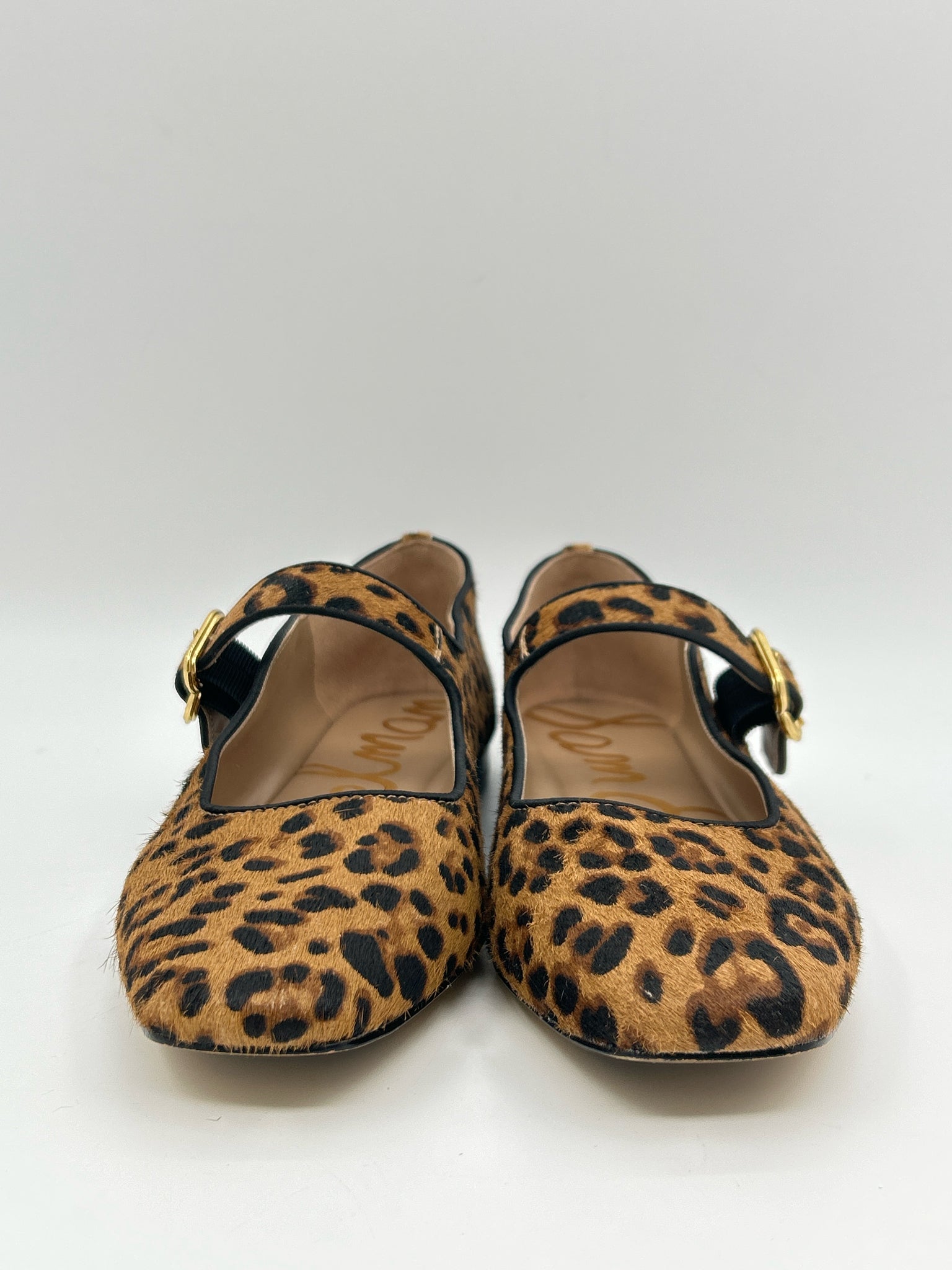 SAM EDELMAN Size 7 Tan and Black Women Flats