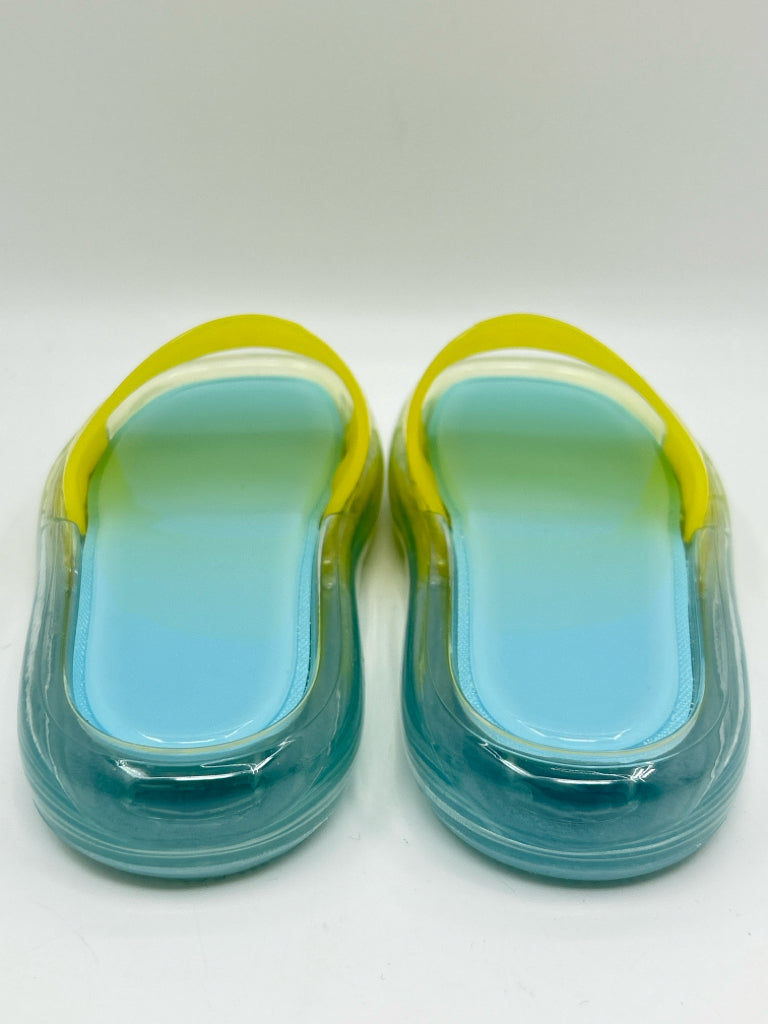 TORY BURCH Size 6B Yellow and Clear Women's Sandal