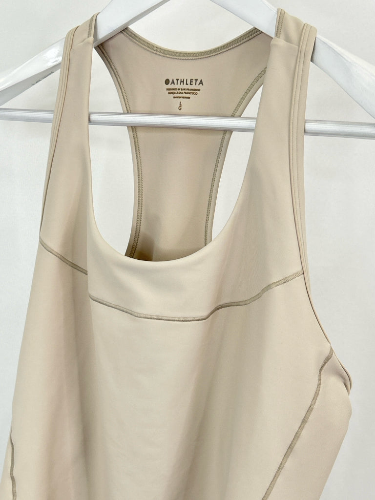 ATHLETA Size L Beige Women's Tank Top