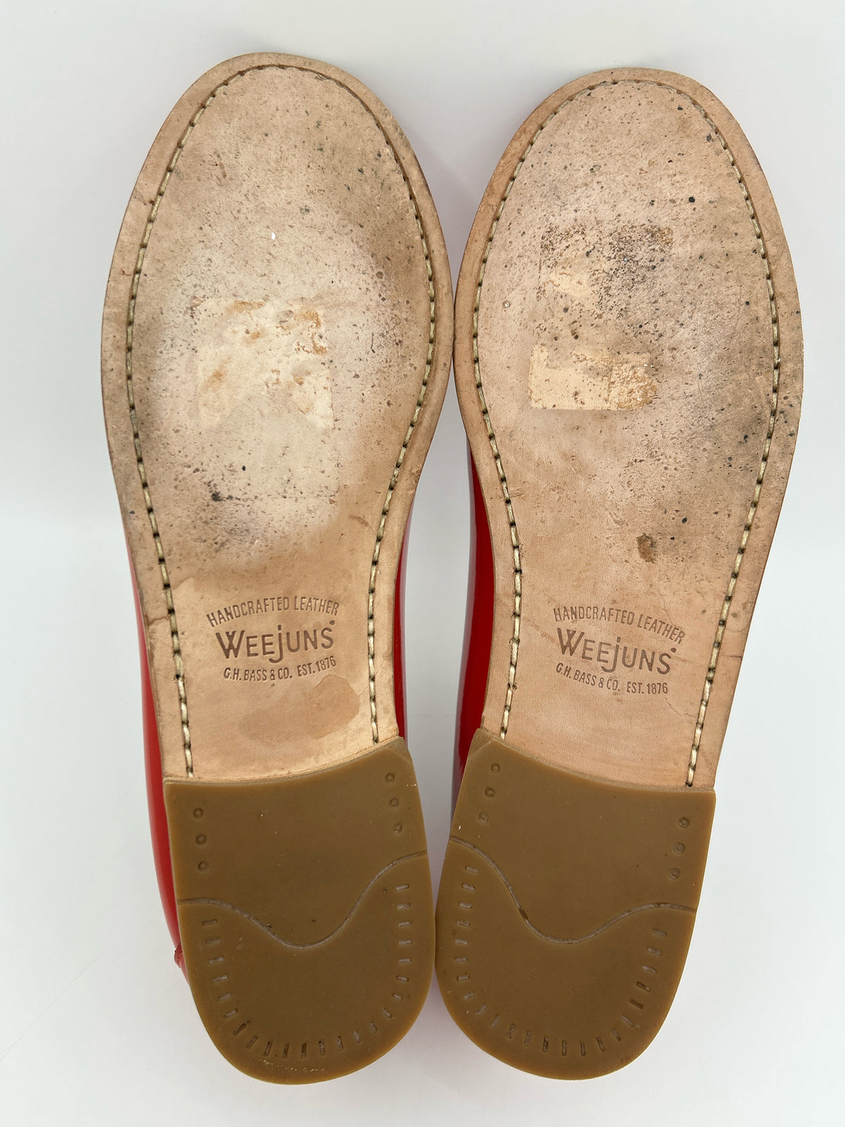 Weejuns Size 11 Red Orange Women Loafer