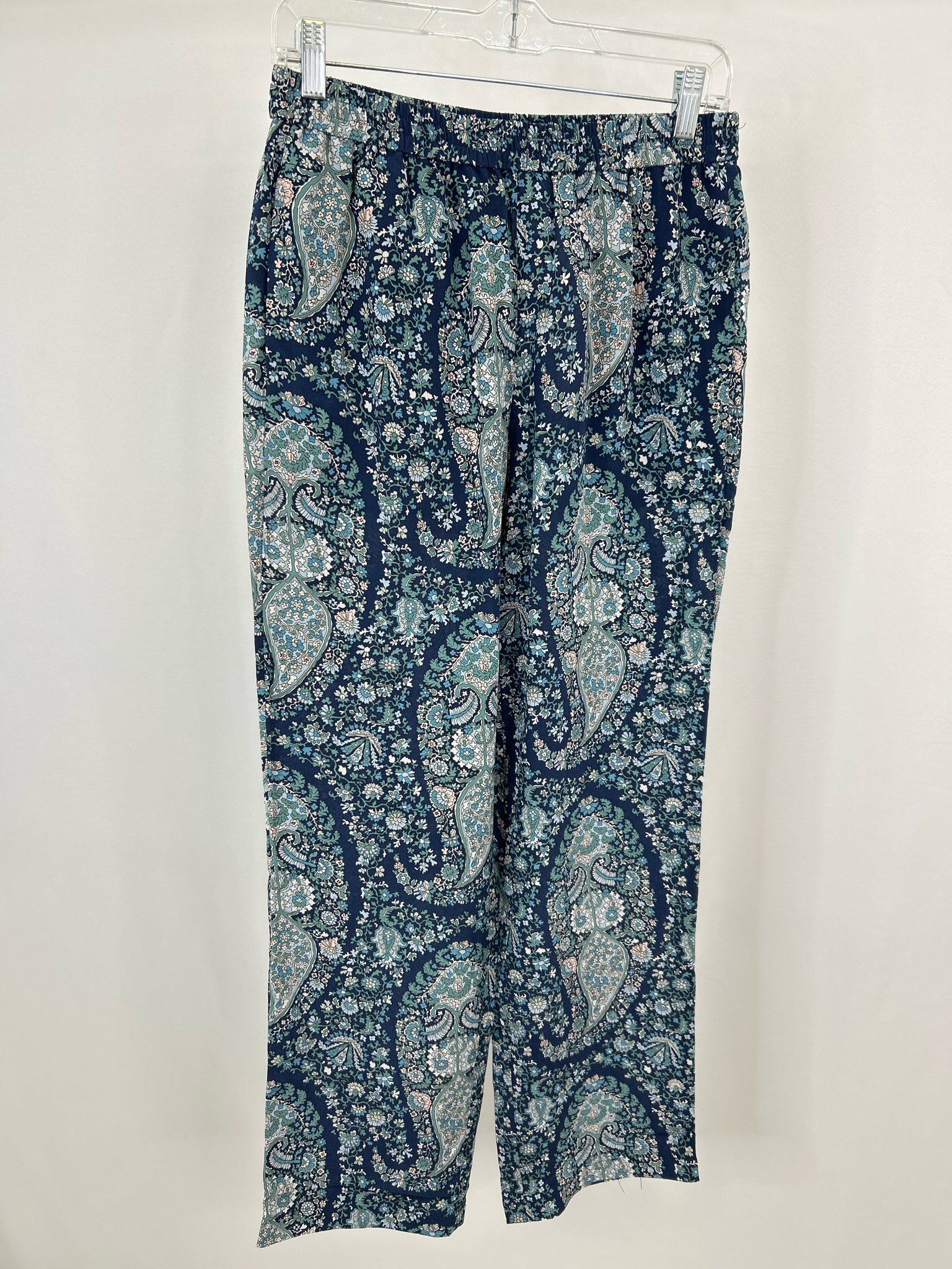 J. CREW Size 4 Blue floral Women Pants