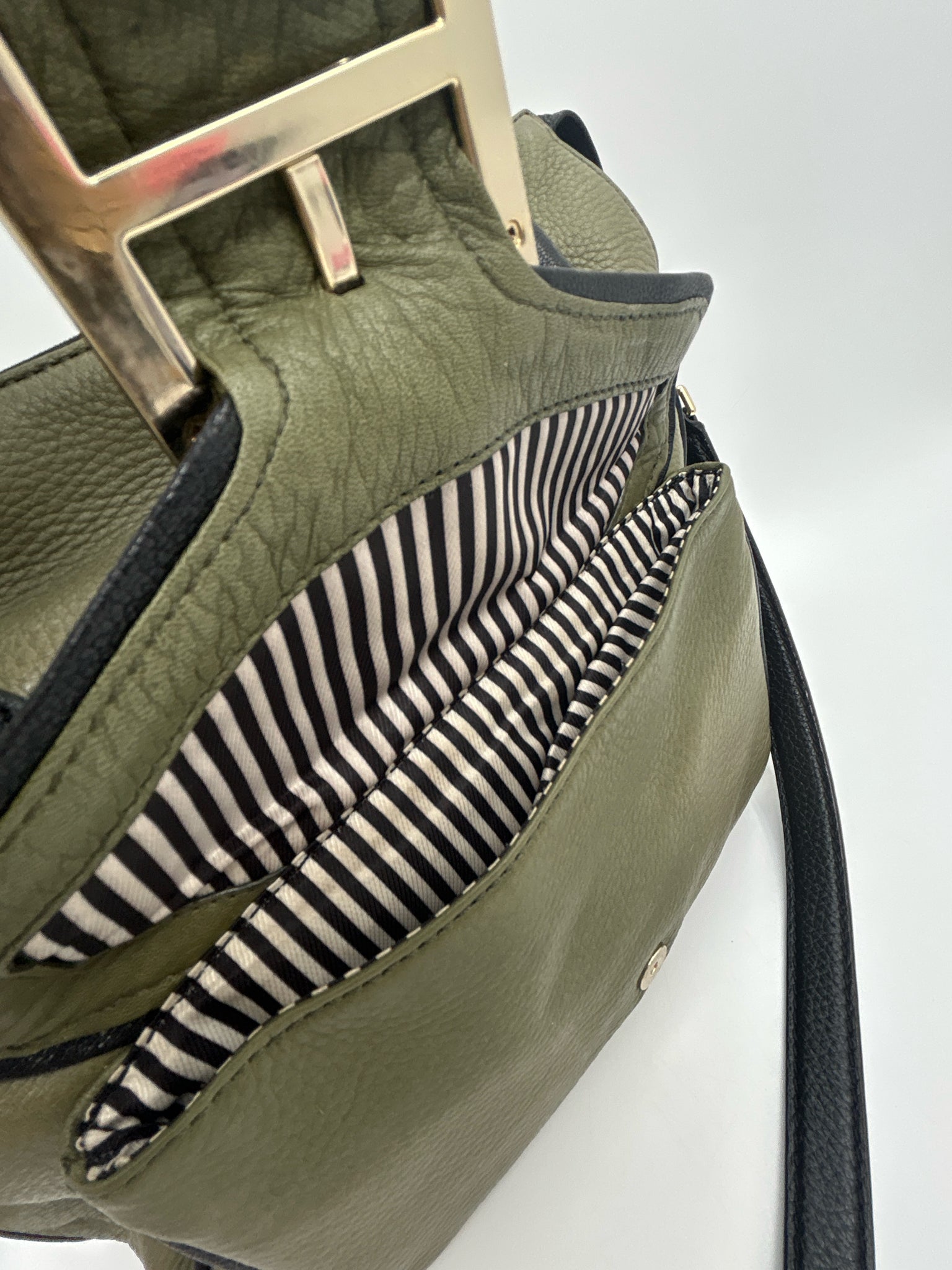 KATE SPADE OLIVE AND BLACK Women Purse