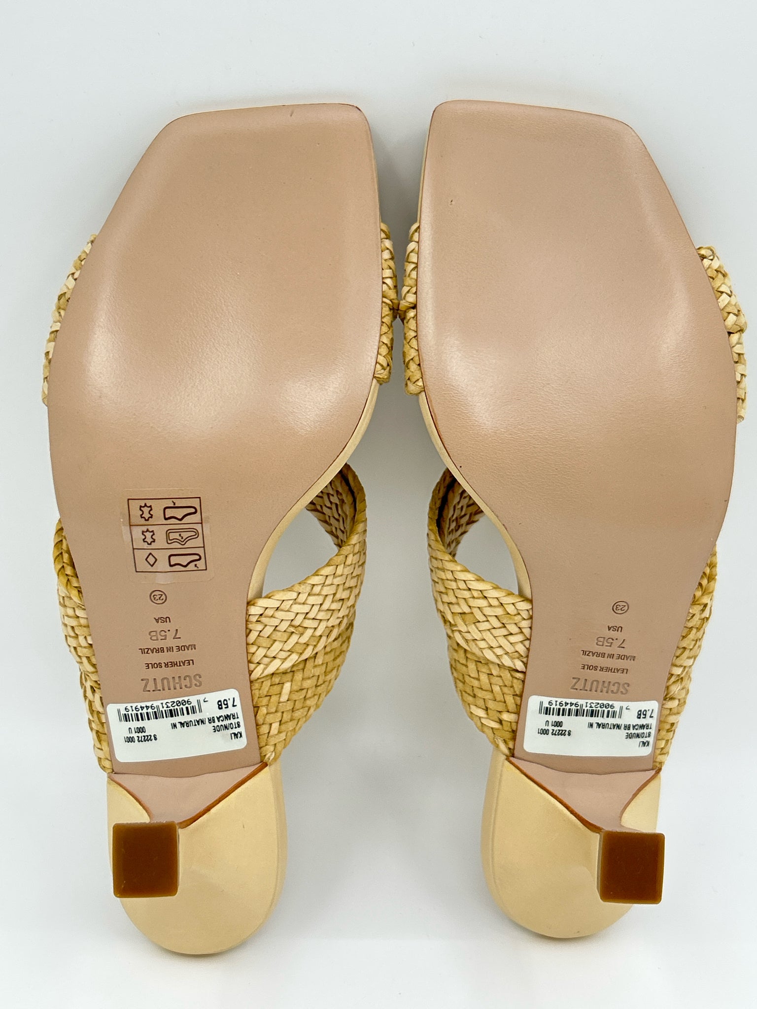SCHUTZ Size 7.5B Natural Women Sandal NIB