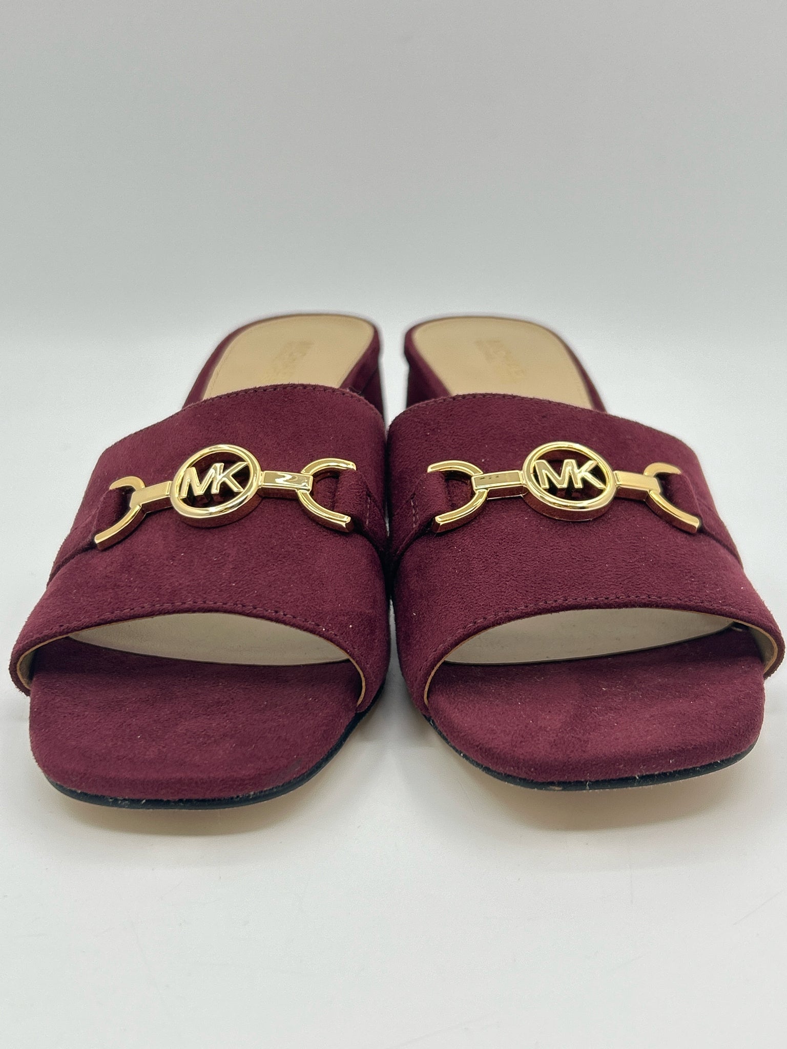 MICHAEL MICHAEL KORS Size 7.5M Burgundy Women Sandal