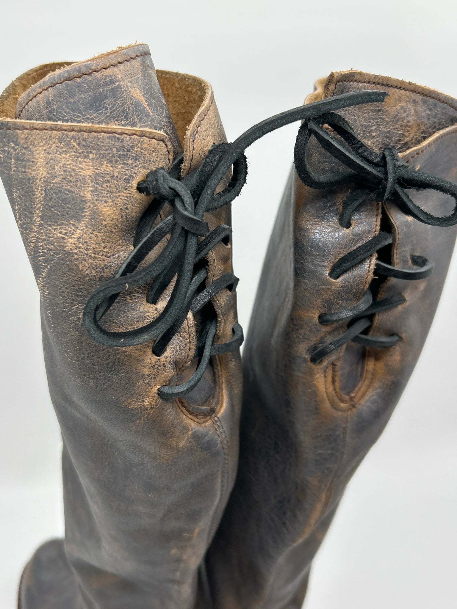 BED STU Size 6 Grey Women Boots