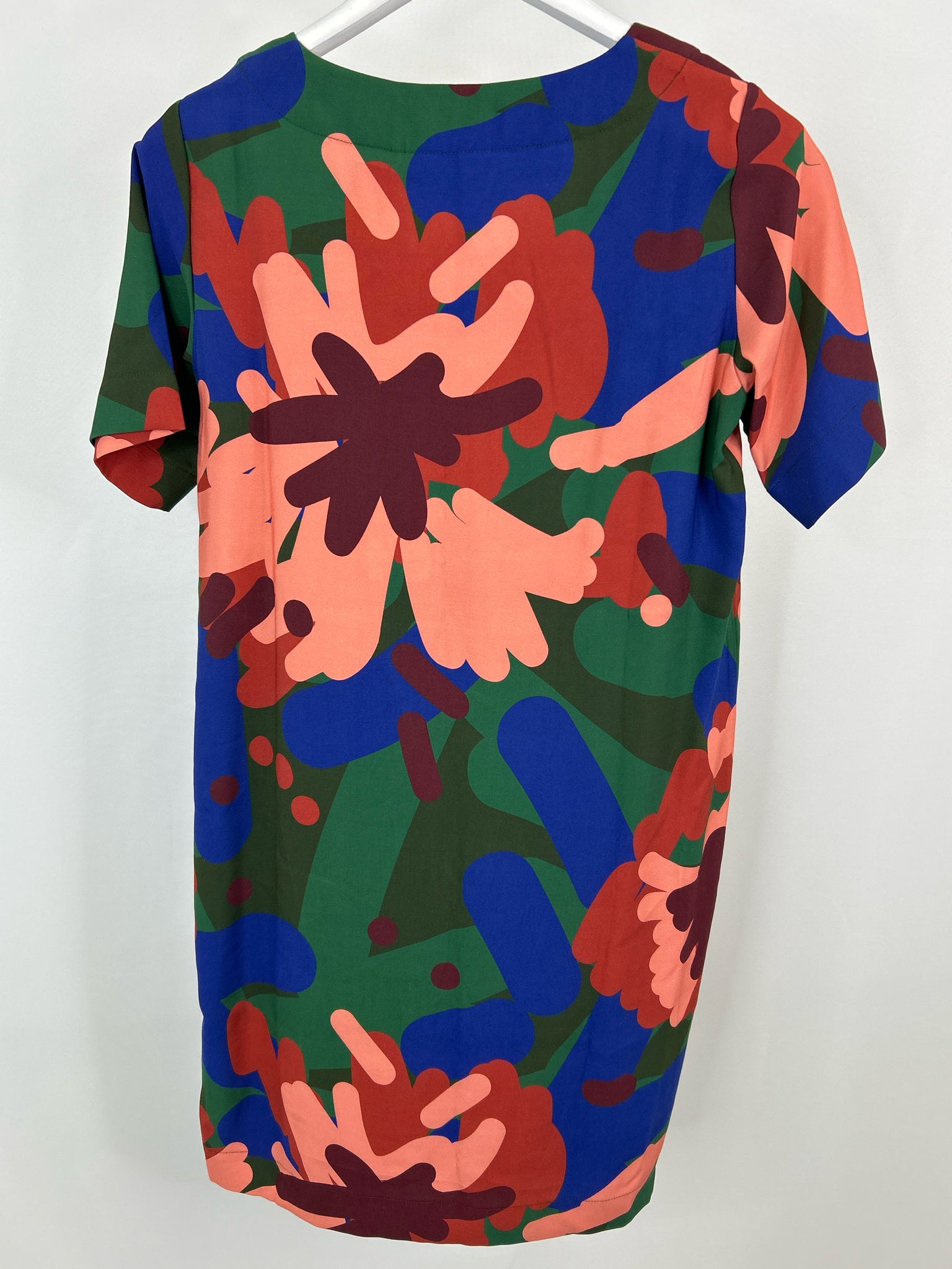 SKFK Size 6 Green Print Women Dress NWT