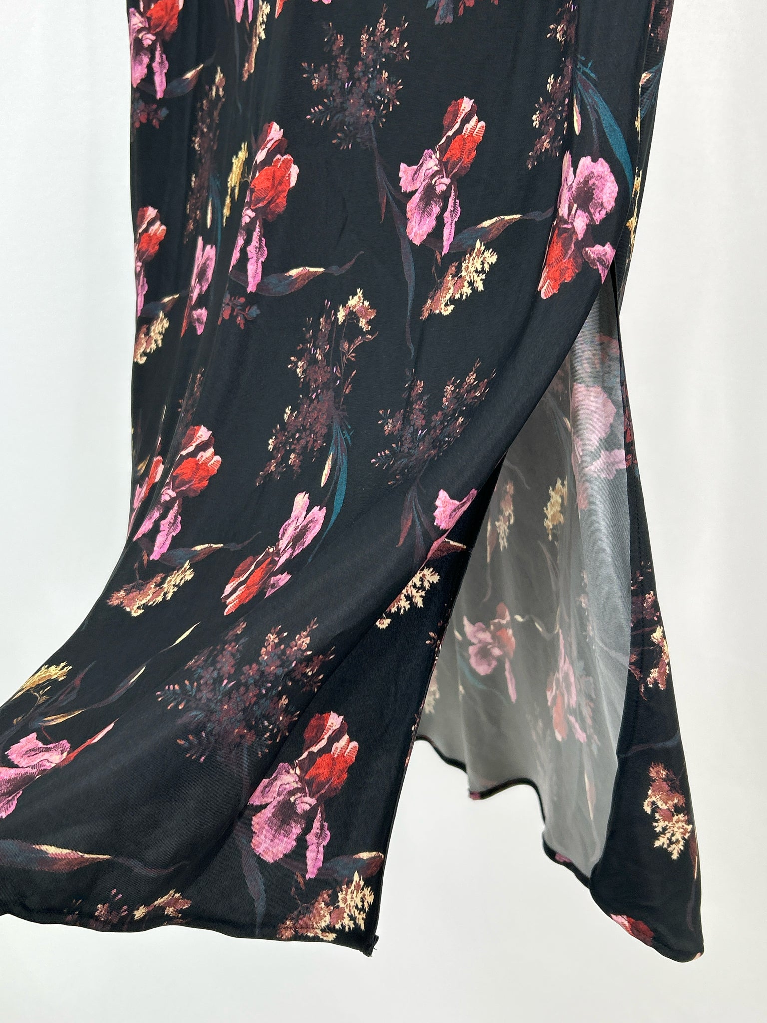 MADEWELL Size 14 Black Print Women Skirt NWT