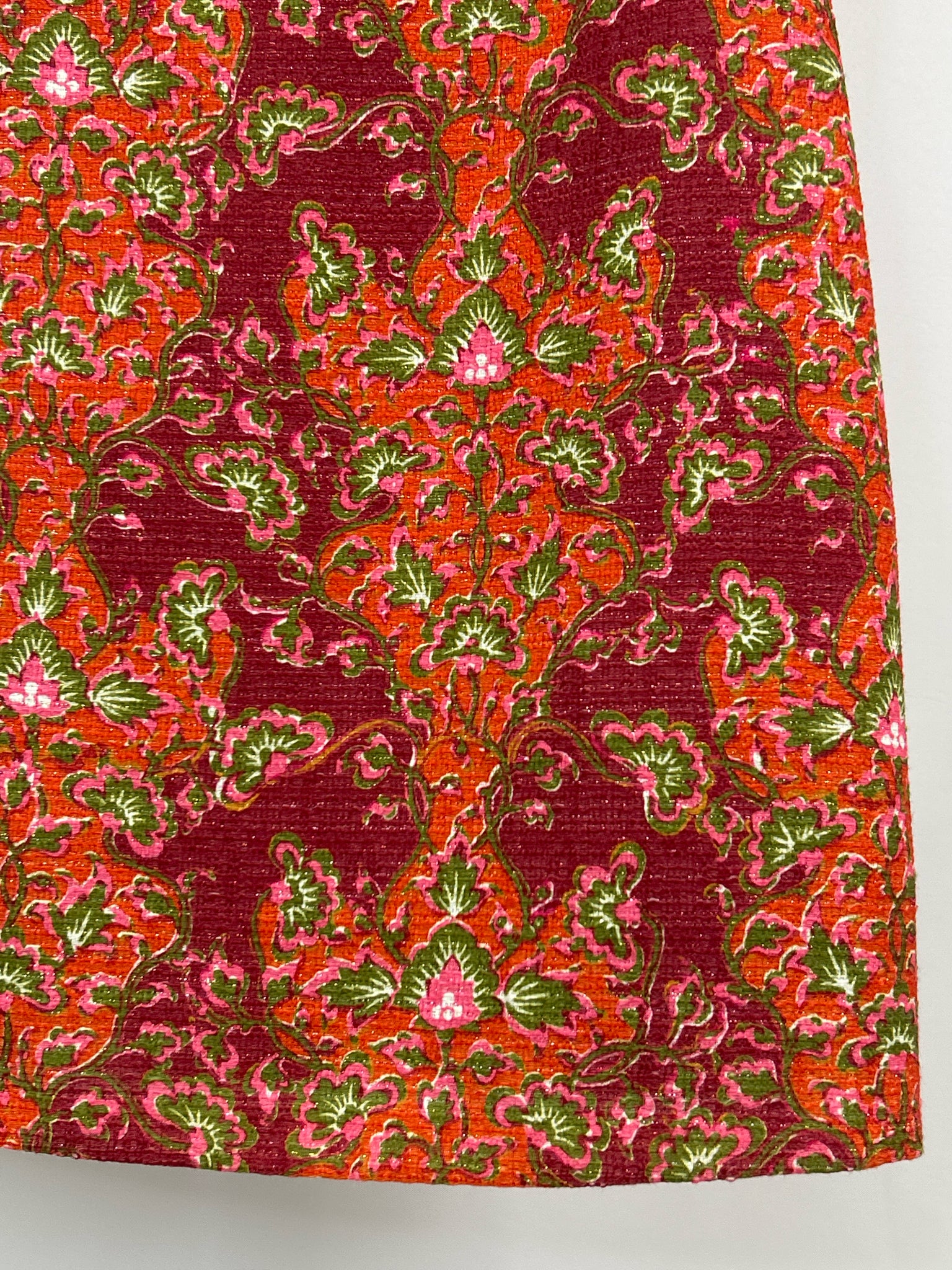 Flora Bea NWT Size S MAROON PRINT Women Dress