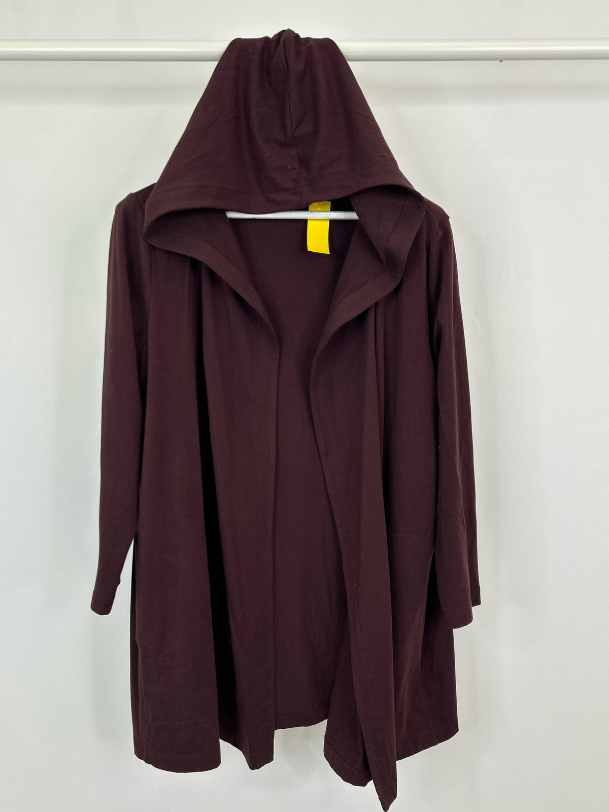 EILEEN FISHER Size L Burgundy Women Cardigan