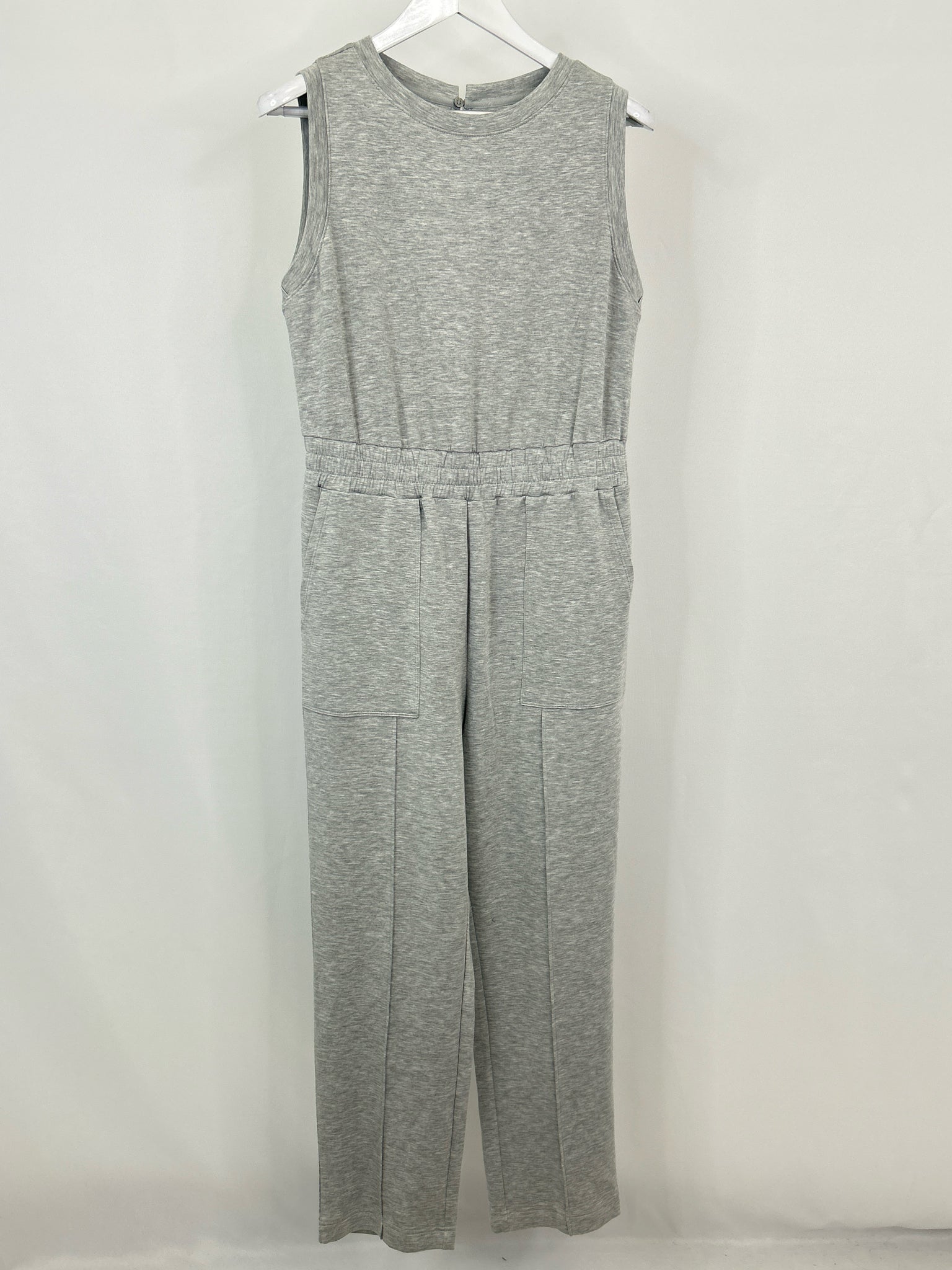 LOU & GREY NWT Size M Gray Women Jumpsuit