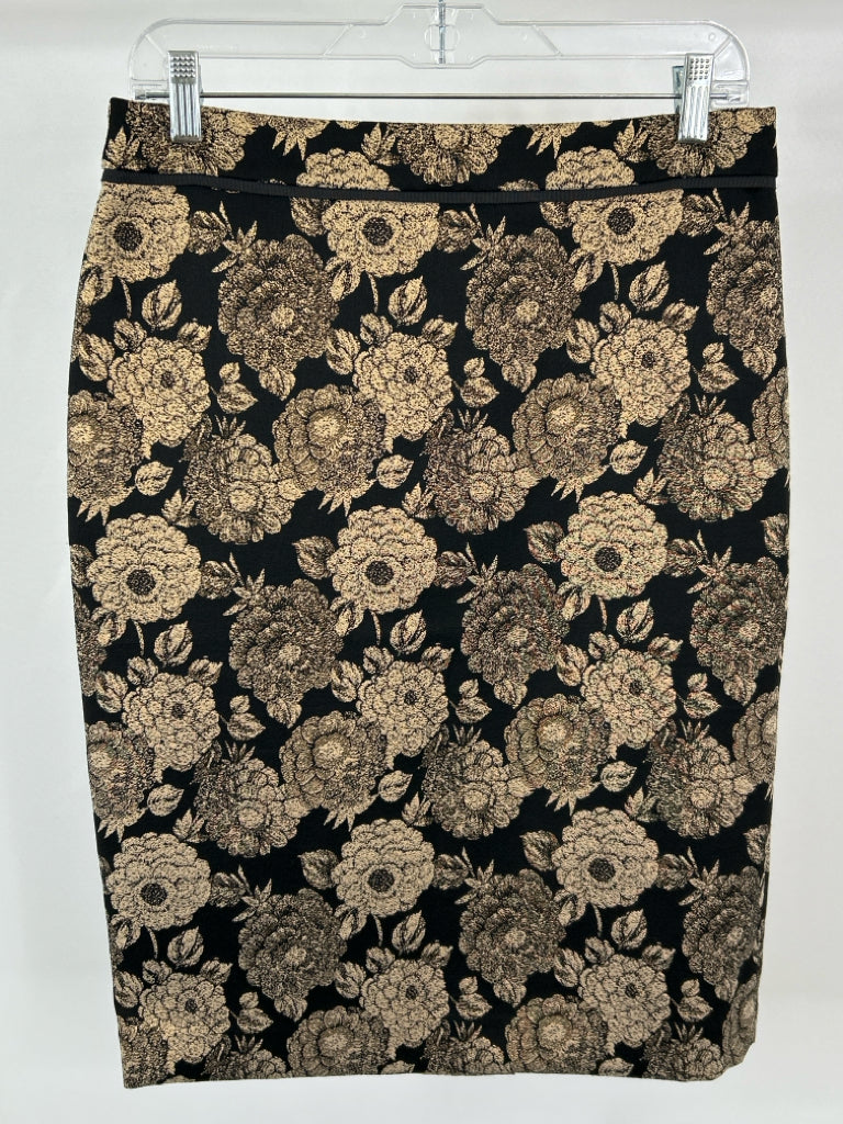 ANN TAYLOR NWT Size 8 BLACK AND BEIGE Skirt