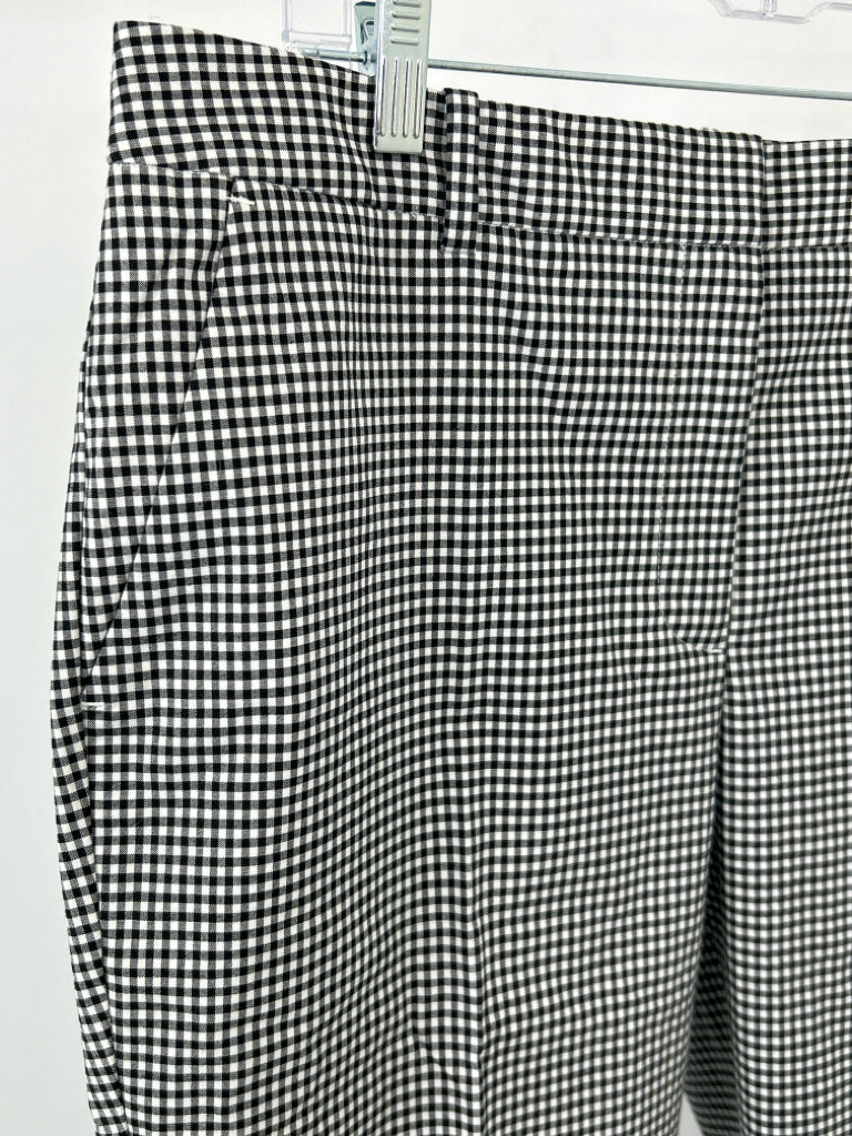 TALBOTS Size 12 Black and White Women's Pants