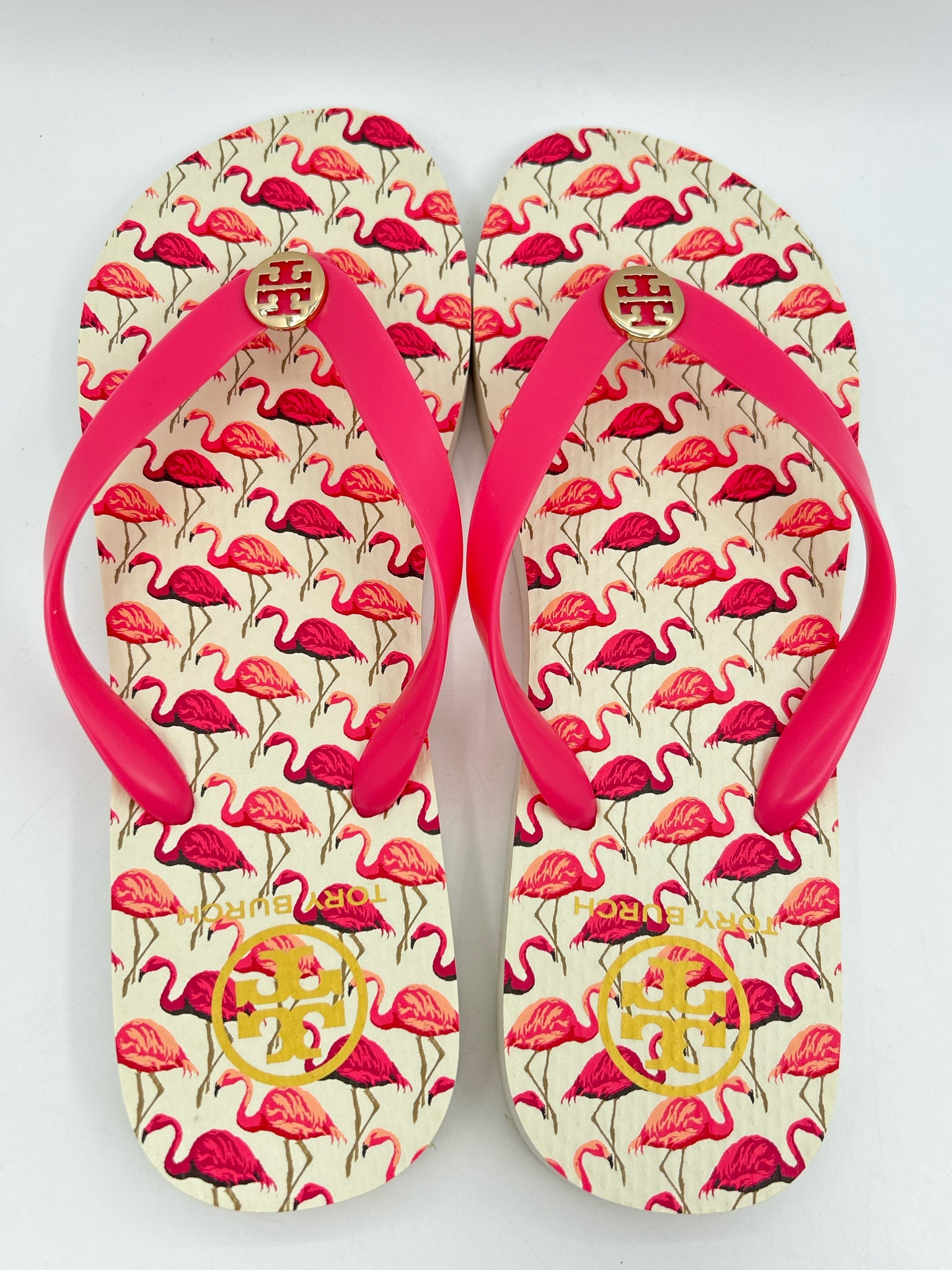 TORY BURCH Size 9M Pink Print Women Sandal