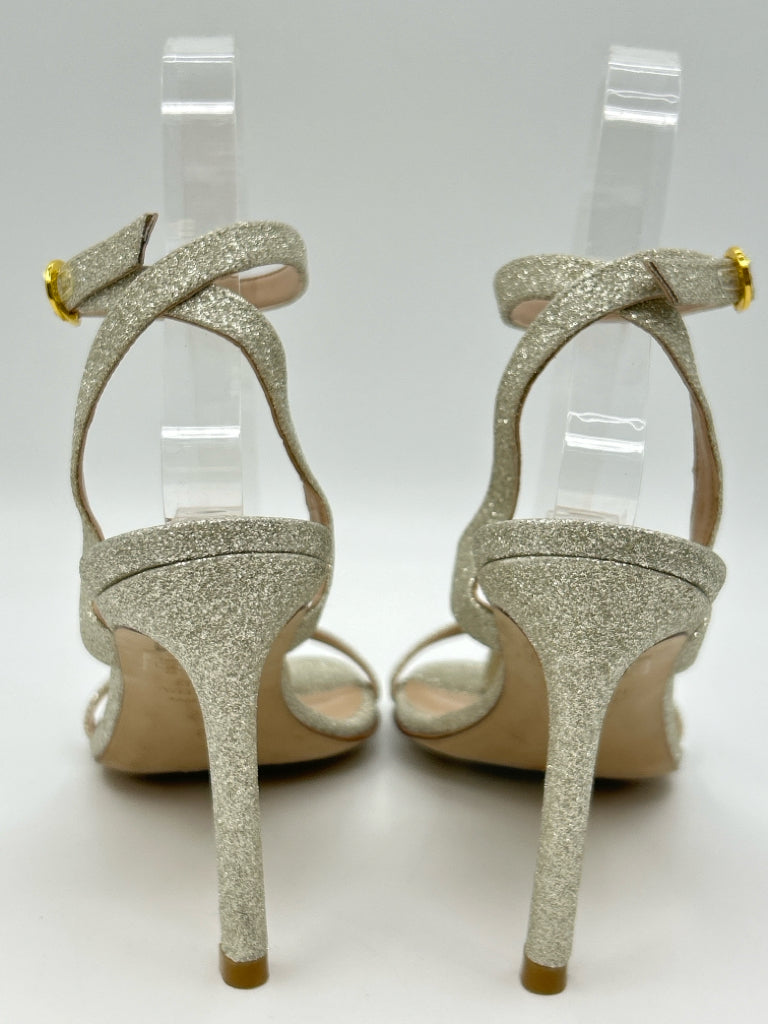 STUART WEITZMAN Size 6B METALLIC Women's Sandal