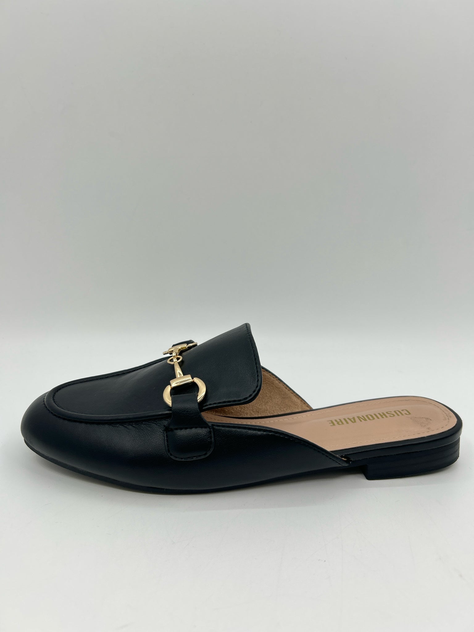 CUSHIONAIRE Size 7.5M Black Women Loafer