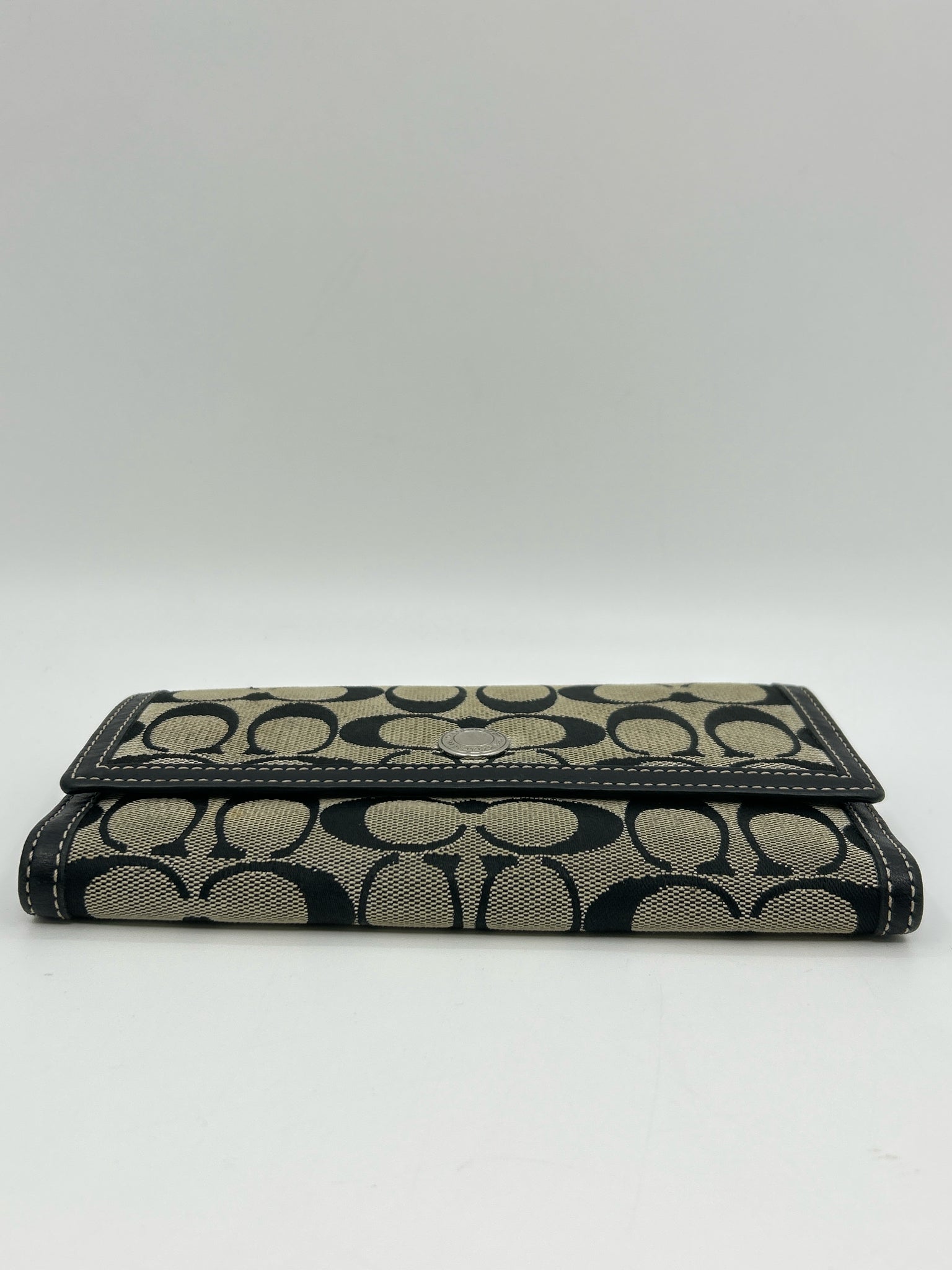 COACH Black Print Women Wallet