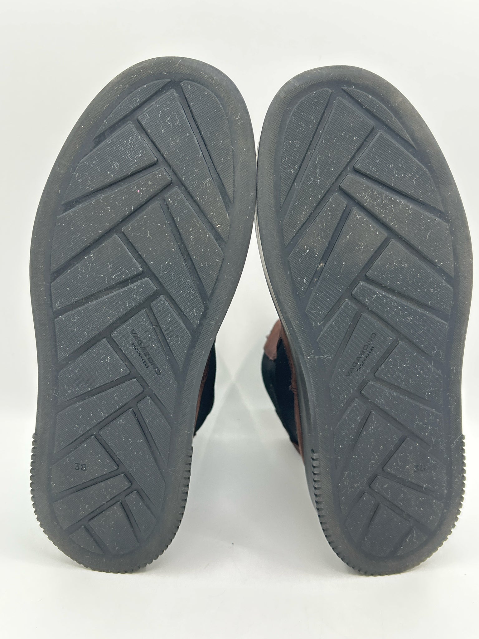 Vagabond Size 8 Brown and Black Women Boots