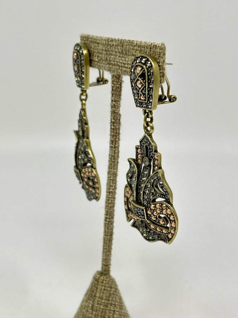 HEIDI DAUS Silver and Gold Earrings