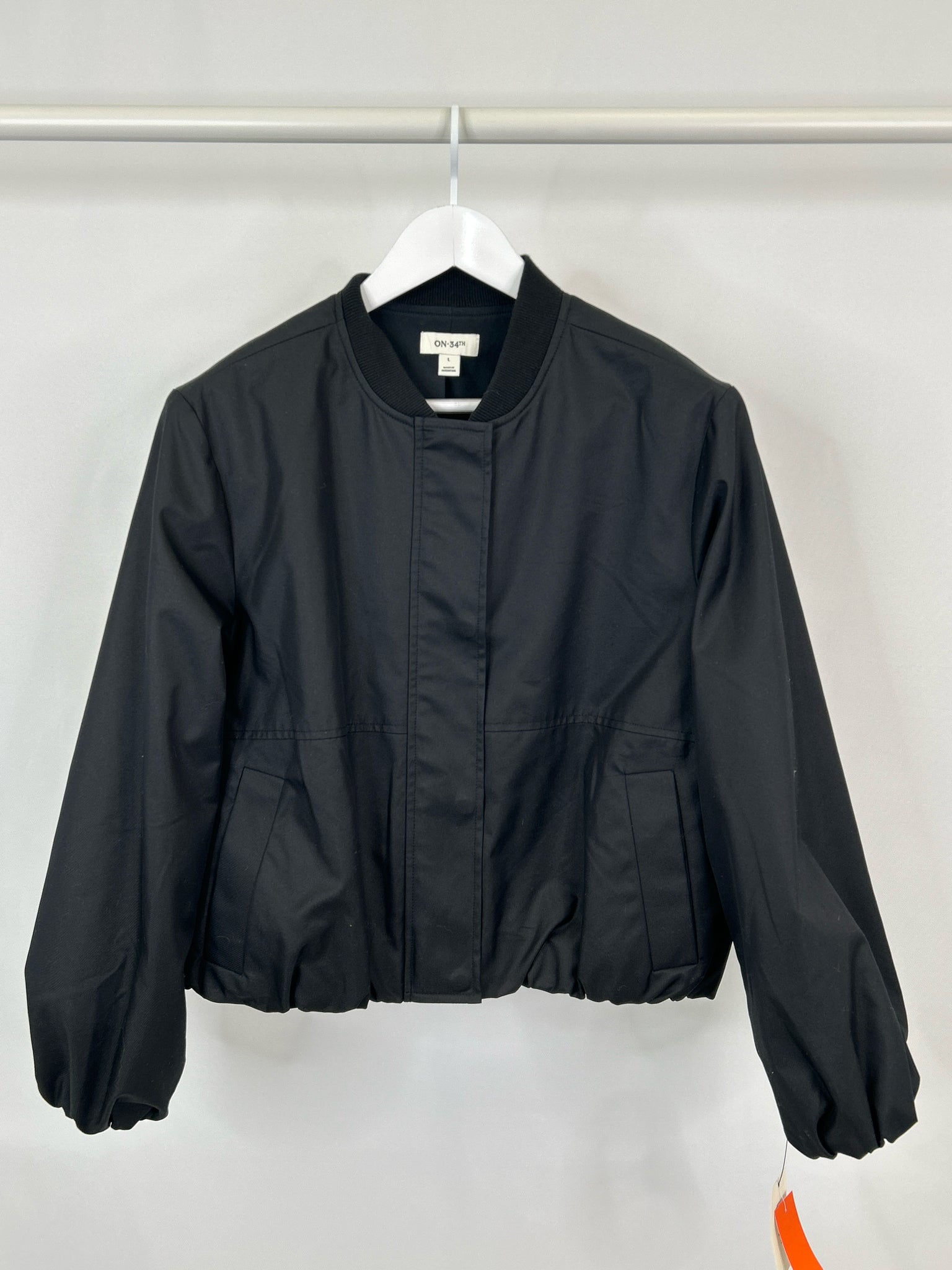 On 34TH Size L Black Women Jacket NWT