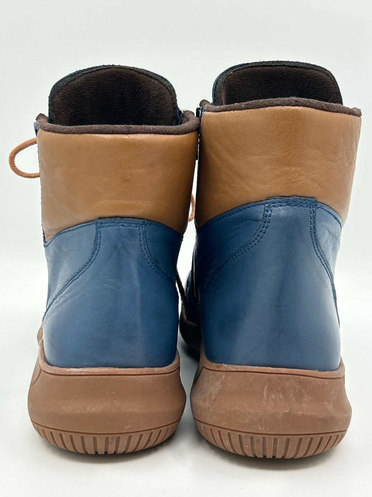 mammamia Size 40/9.5 Blue Women Booties