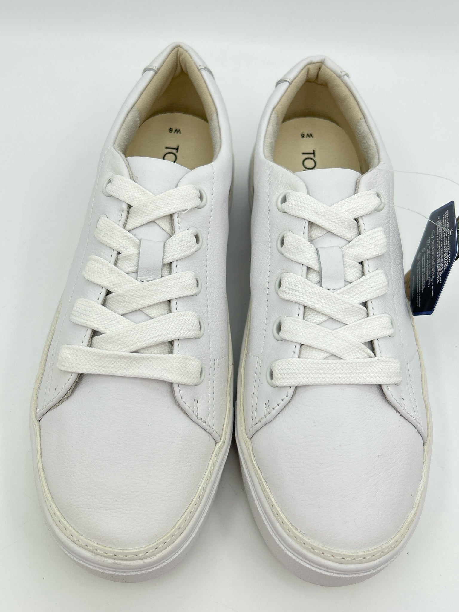 TOMS Size 8 White Women Sneakers