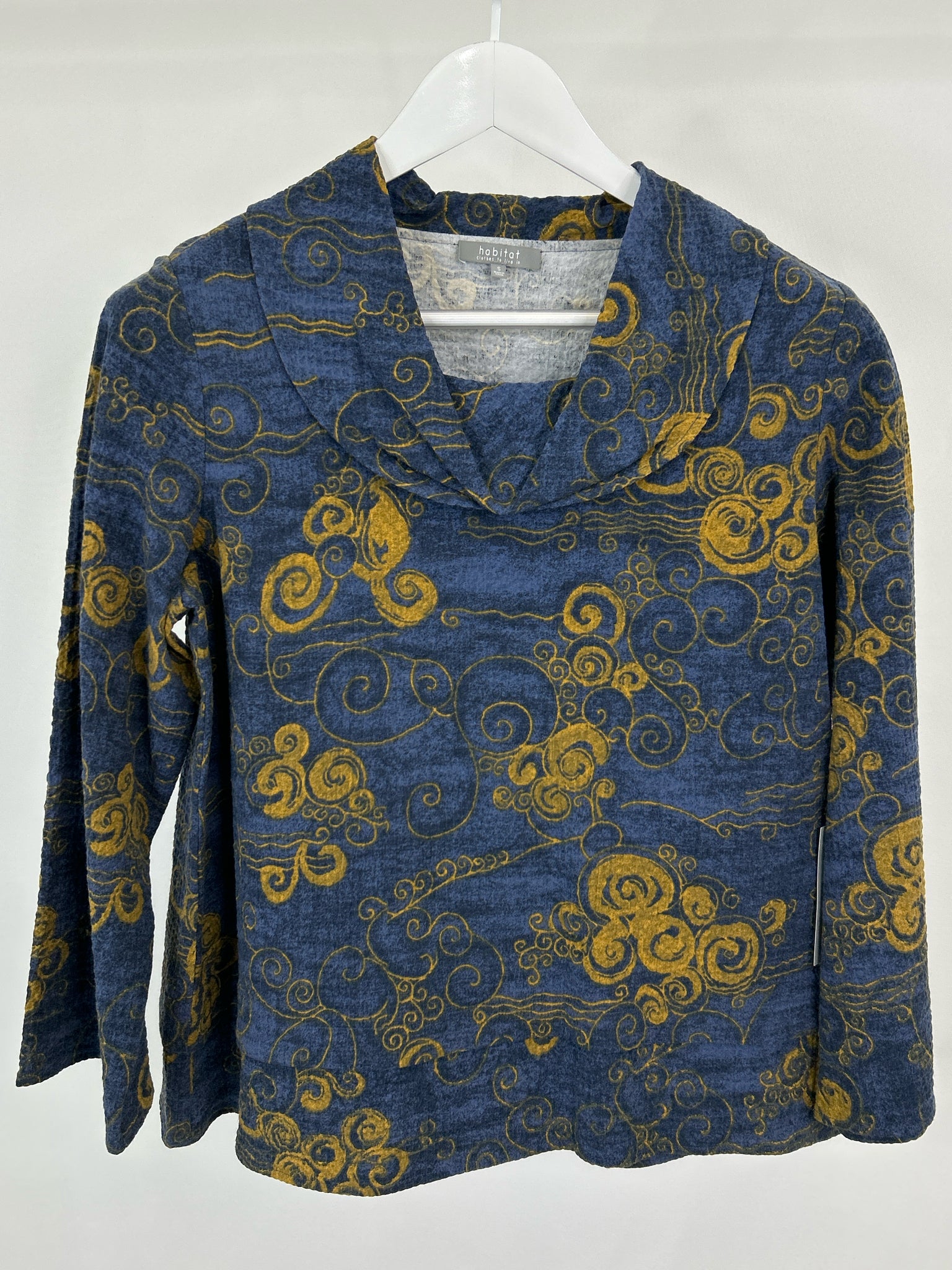 HABITAT Size S blue and gold Women Top