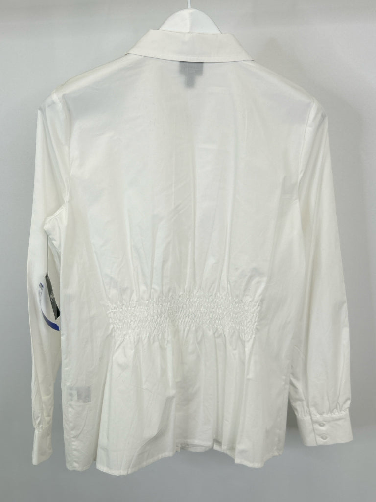 INC Women Size M White Blouse