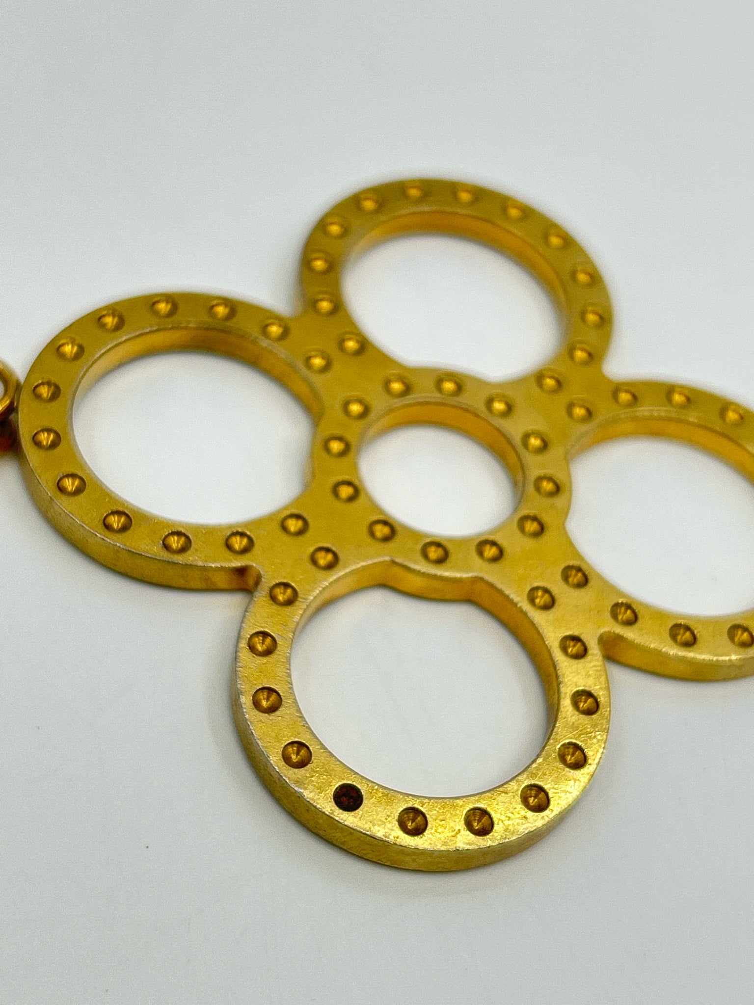 LOUIS VUITTON Gold & Silver Key Chain