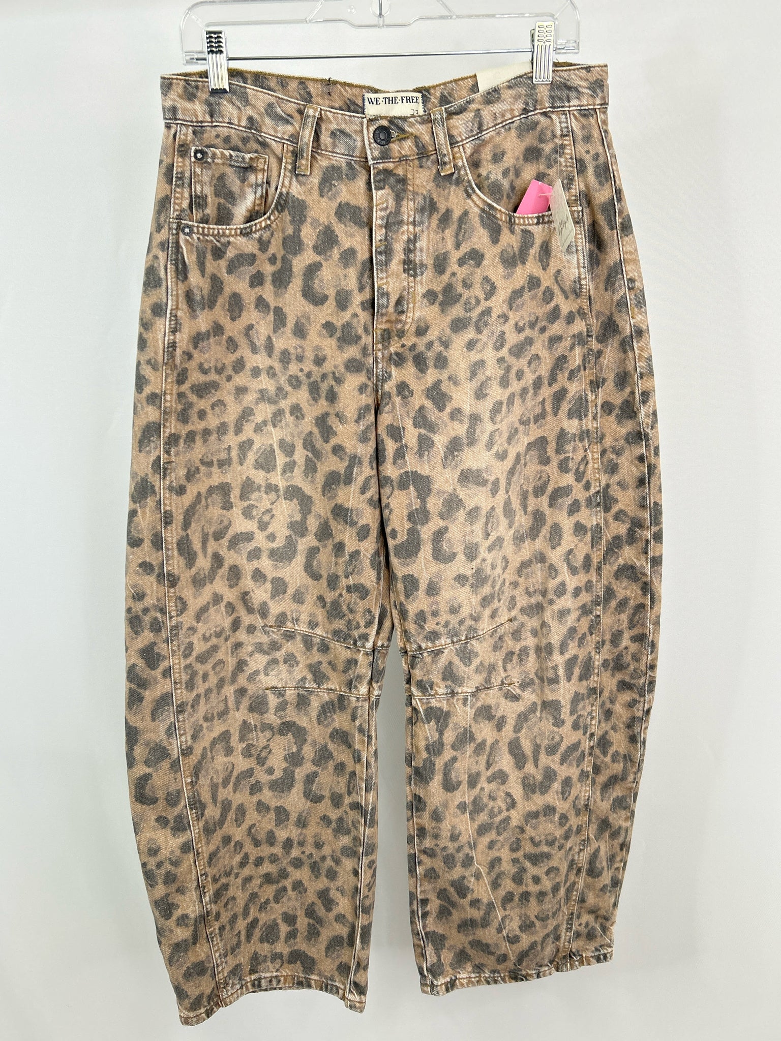 WE THE FREE Size 27/4 Brown and Black Women jeans