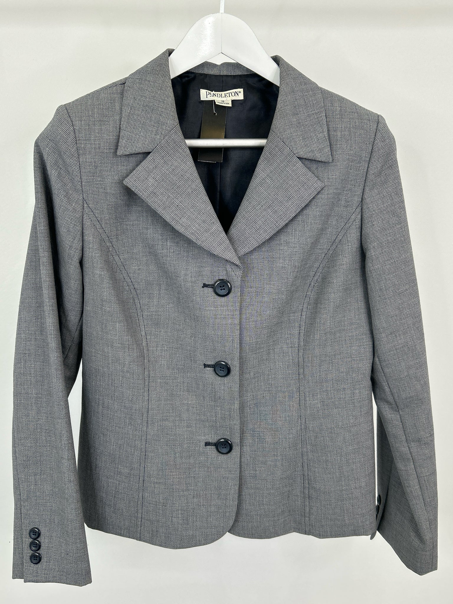 PENDLETON Size 10 SLATE Women Blazer