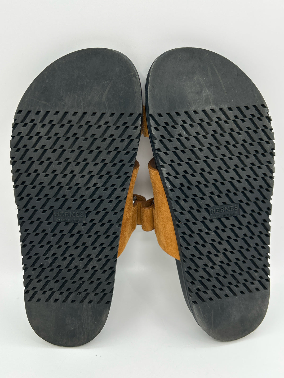 HERMÈS Size 38.5 Brown Women Sandal