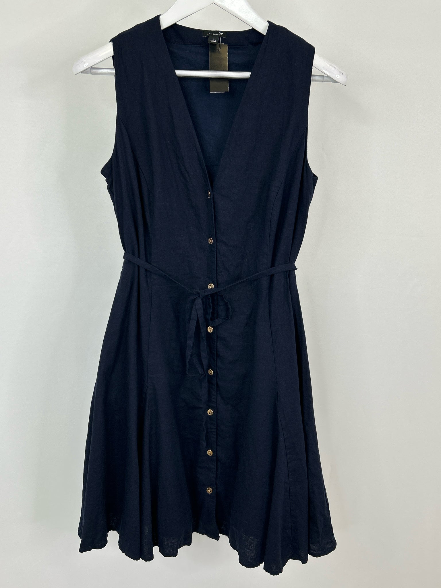 ANN TAYLOR Size 6 Navy Women Dress