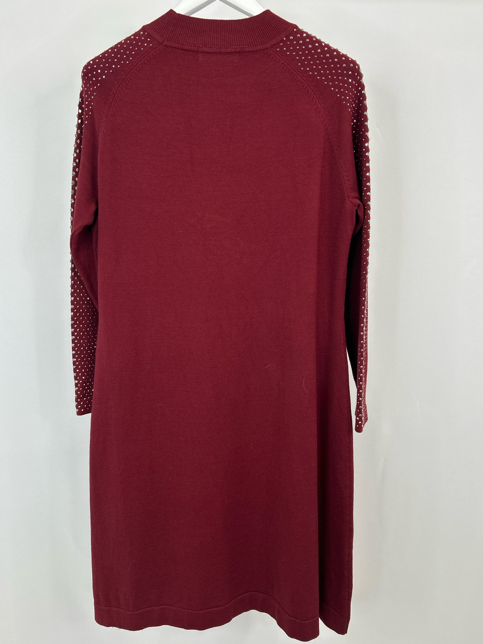 KAREN MILLEN Size XXXL Burgundy Women Dress