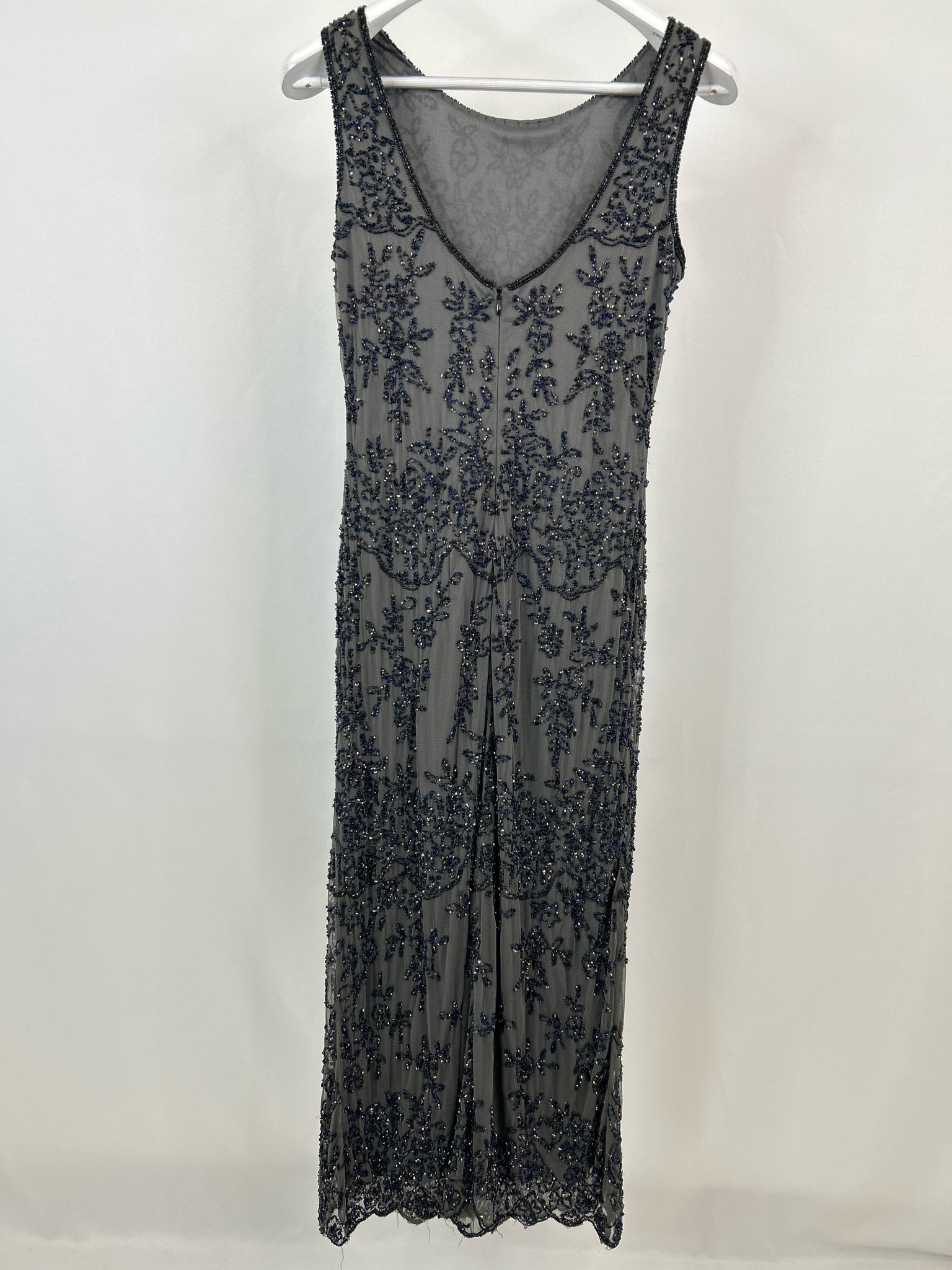 PISARRO NIGHTS Size 6 Grey Women Dress