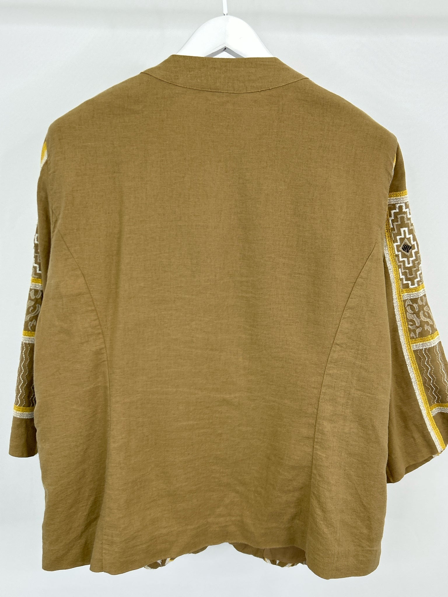 CHICO'S Size XL KHAKI Women Jacket
