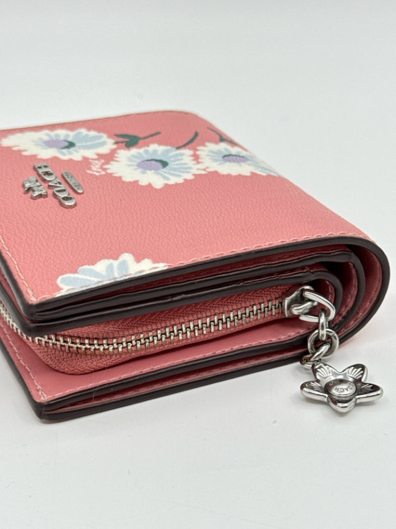 COACH Pink floral Wallet