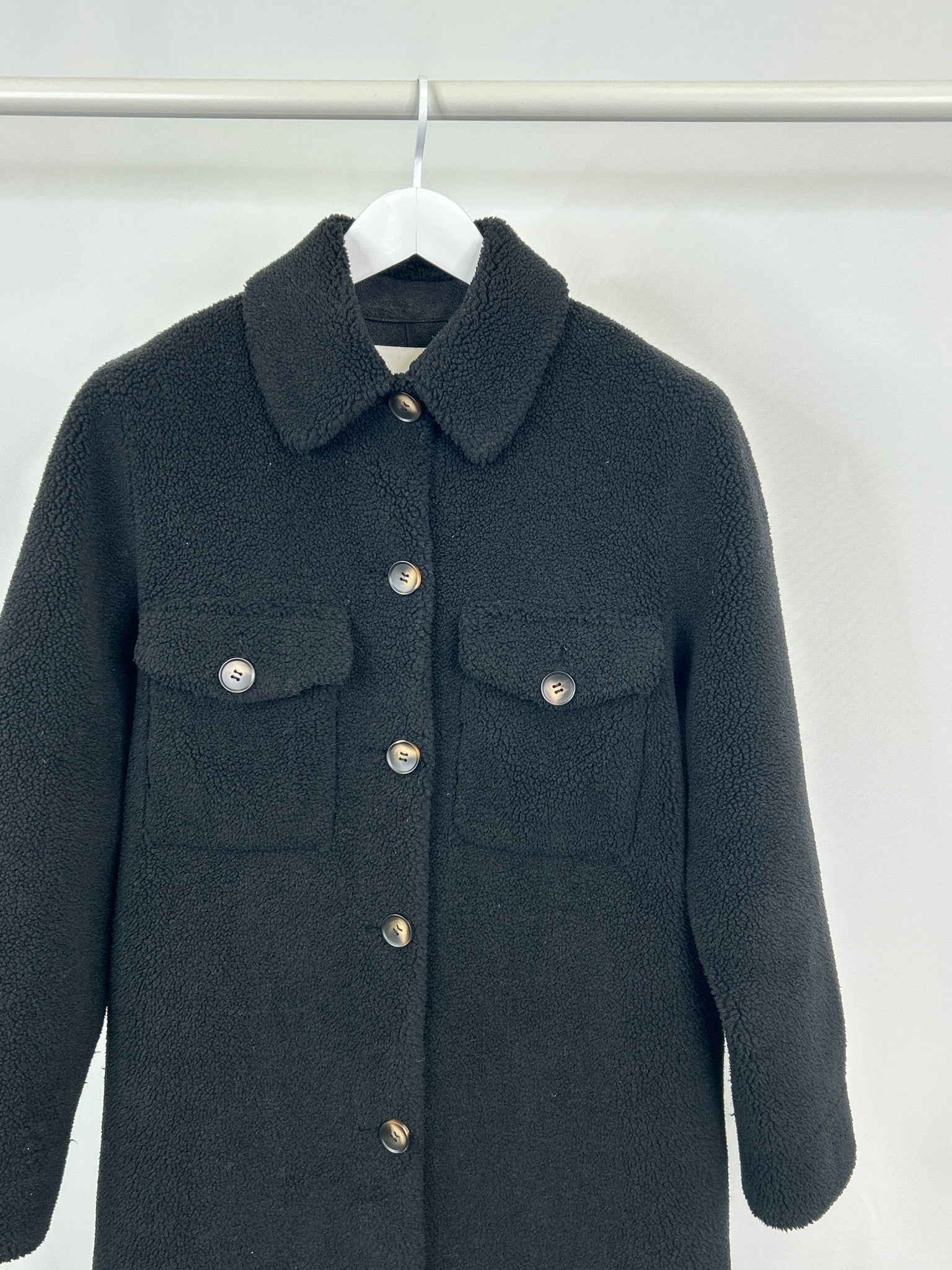 REBECCA MINKOFF Size L Black Women Coat