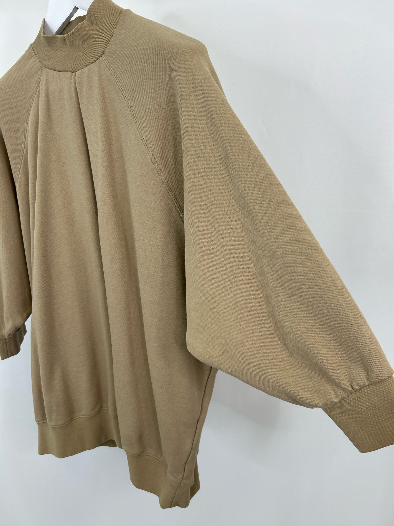 ESSENTIALS Size L Tan Women Pullover