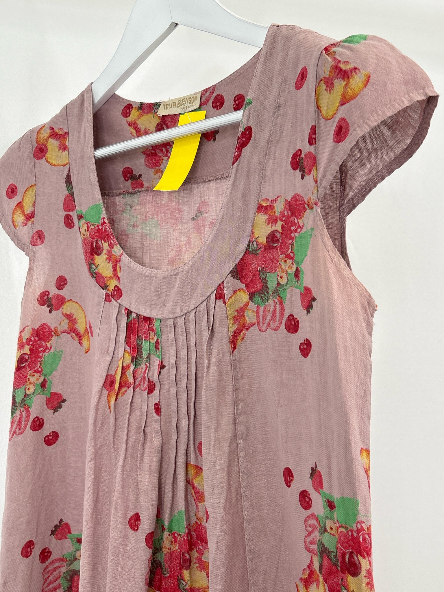 TALIA BENSON Size M Pink Print Women Dress