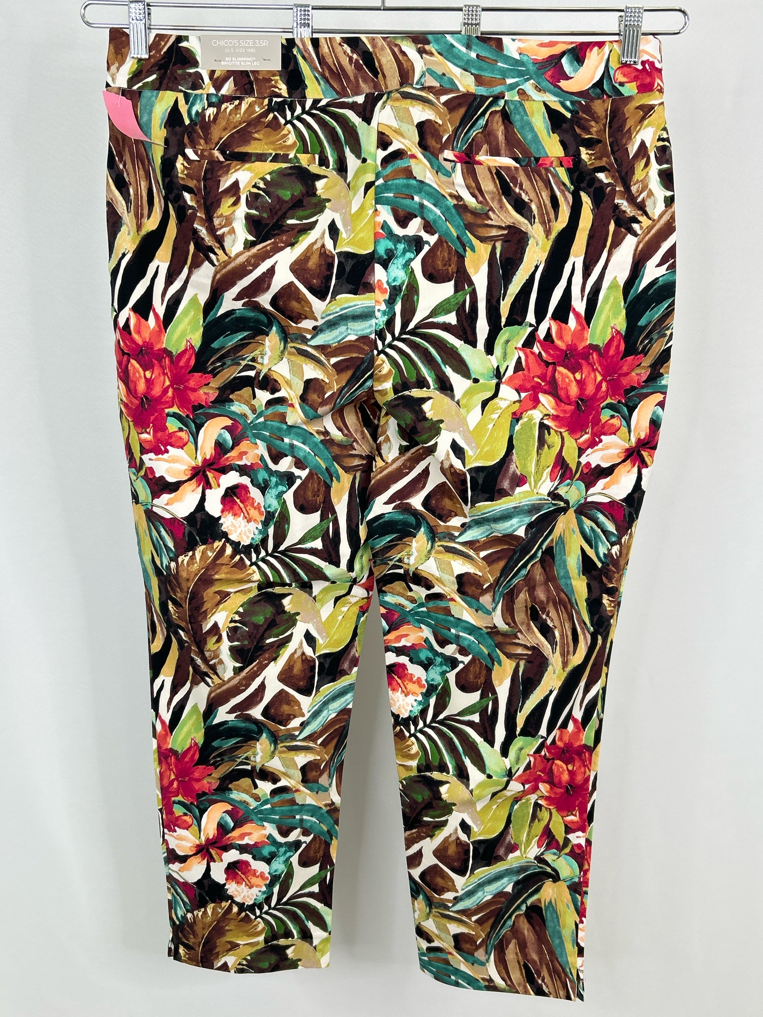 CHICO'S NWT Size 18R Multi-Color Women Pants