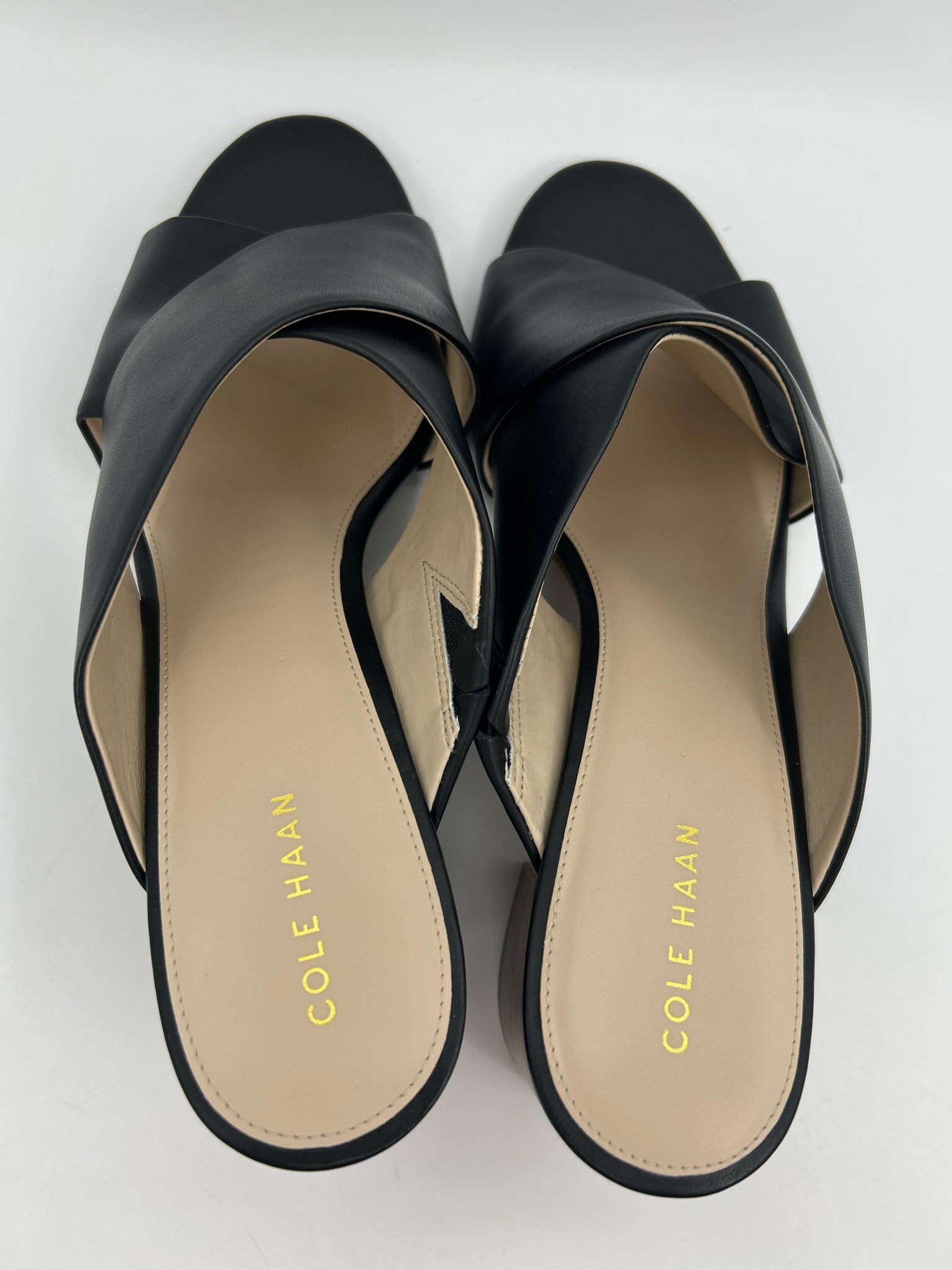 COLE HAAN Size 9.5B Black Women Sandal